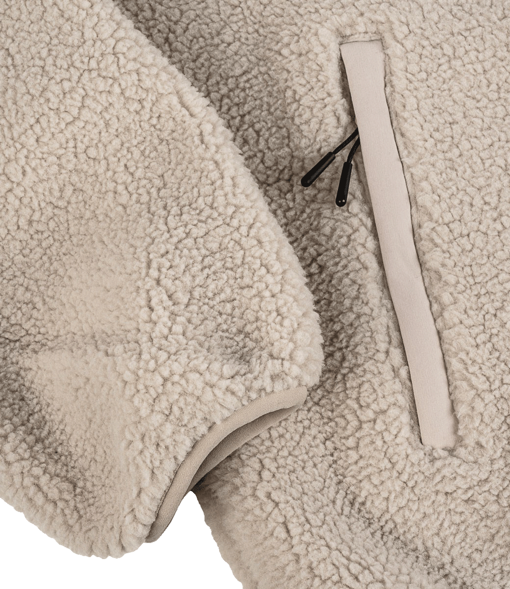 Ufer-Wärme | Sherpa Jacke desert