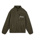 Moos-Tarnung | Sherpa Jacke grün