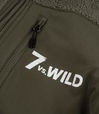 Moos-Tarnung | Sherpa Jacke grün